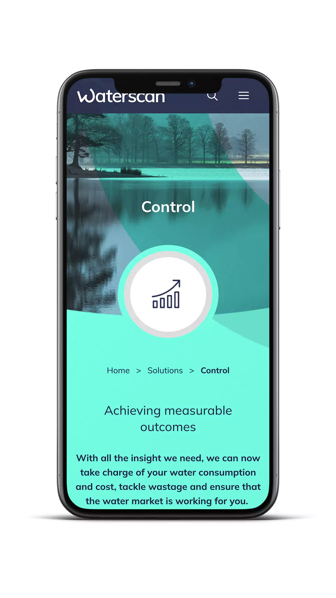 Waterscan mobile view 2